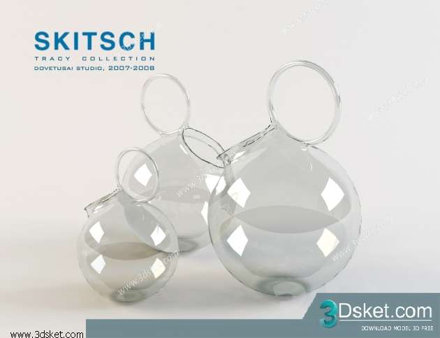 Free Download Vase 3D Model Chai Lọ 007