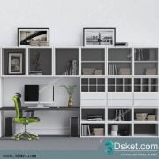 3D Model Office Furniture Free Download 036