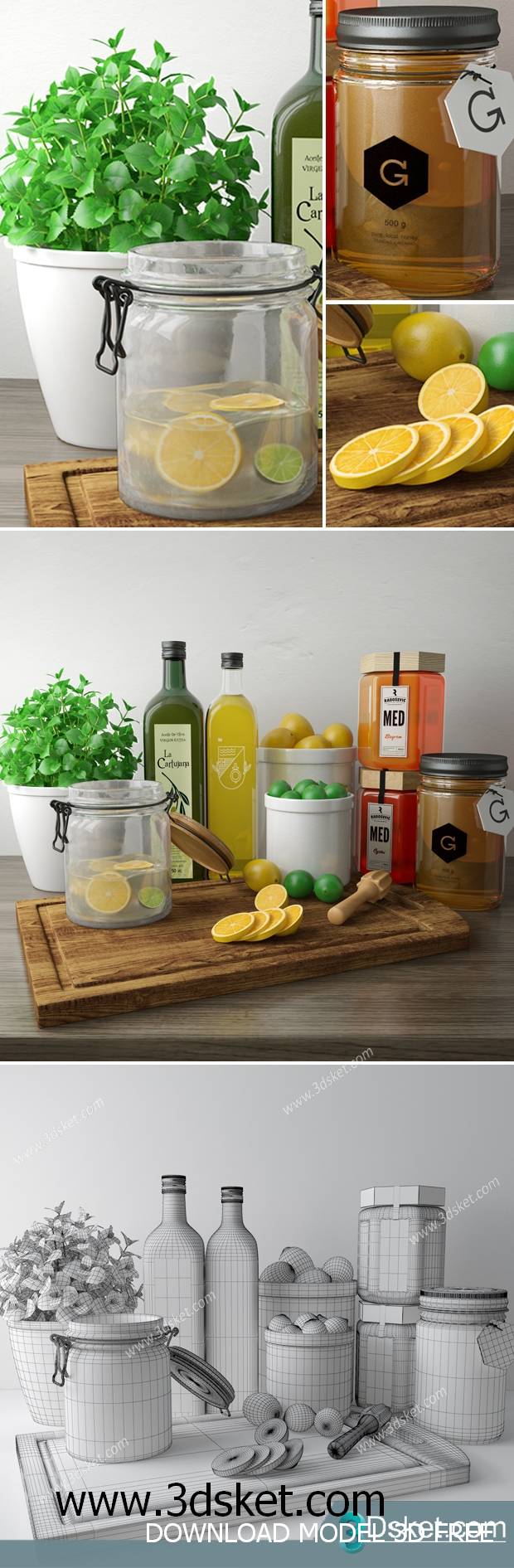 Free Download 3D Models Tableware Kitchen 089