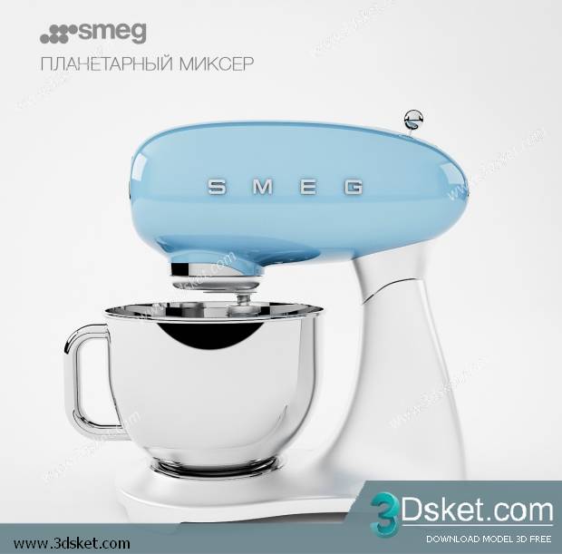 Free Download Kitchen Appliance 3D Model 052