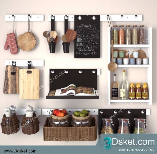 Free Download 3D Models Tableware Kitchen 090