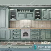 Free Download Kitchen 3D Model Nhà bếp 025