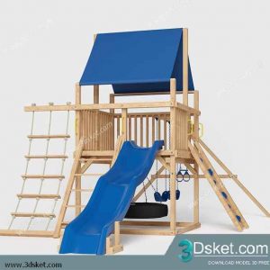 Free Download Child Bed 3D Model Giường cho trẻ 030