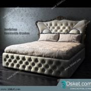 3D Model Bed Free Download Giường 070