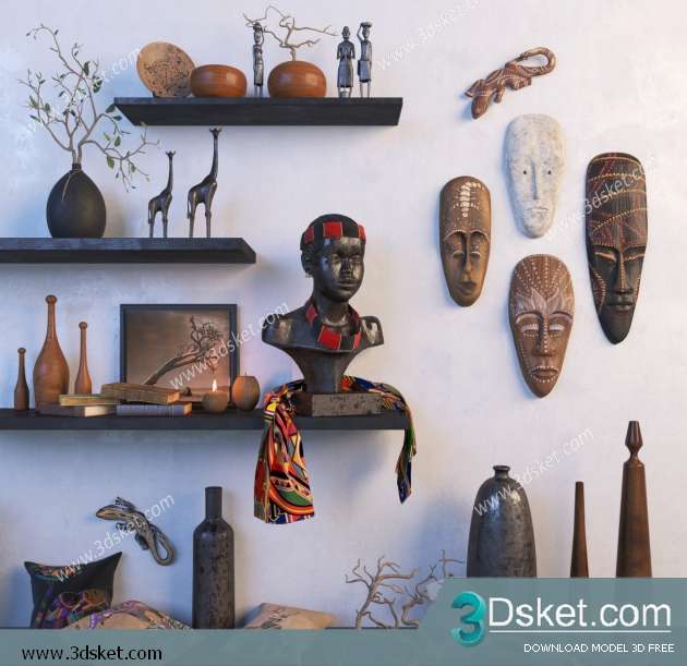 Free Download Sculpture 3D Model Điêu Khắc 014