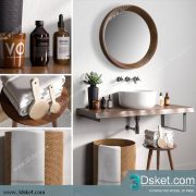 Free Download Bathroom Furniture 3D Model 052