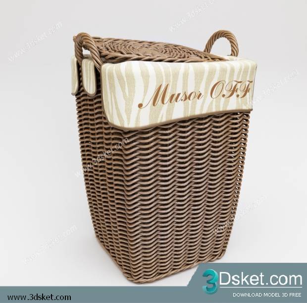 Free Download Bathroom Accessories 3D Model Đồ dùng 014