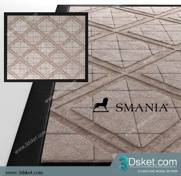 Free Download Carpets 3D Model Thảm 037