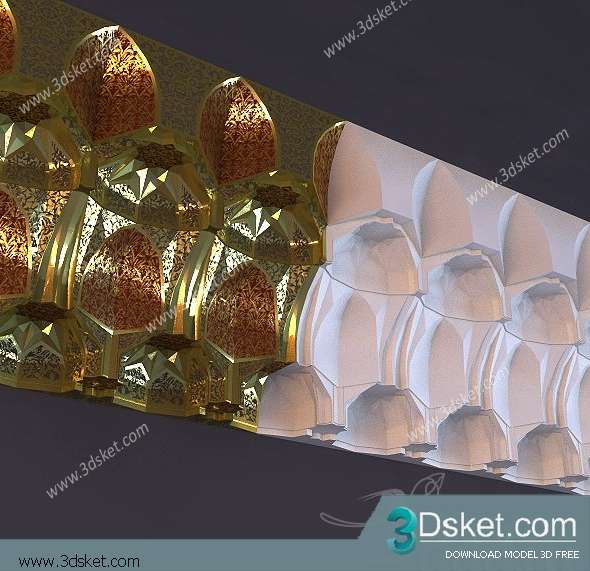 Free Download 3D Panel 3D Model 019