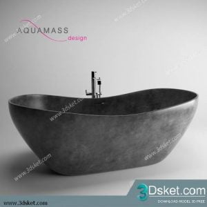 Free Download Bathtub 3D Model Bồn Tắm 007