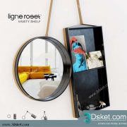 Free Download Mirror 3D Model Gương 042