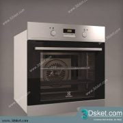 Free Download Kitchen Appliance 3D Model 054