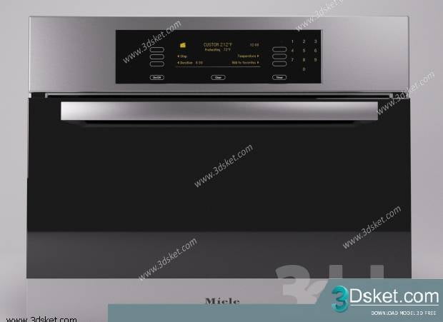 Free Download Kitchen Appliance 3D Model 055