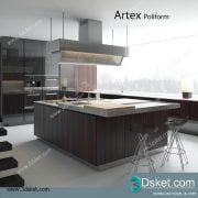 Free Download Kitchen 3D Model Nhà bếp 012