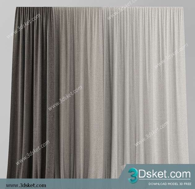 Free Download Curtain 3D Model Rèm 051