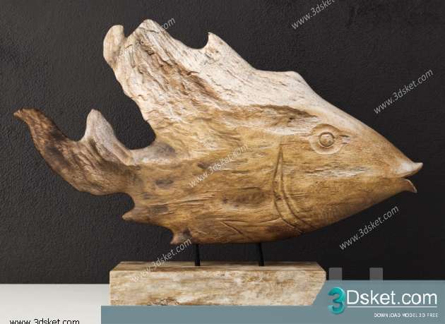 Free Download Sculpture 3D Model Điêu Khắc 020