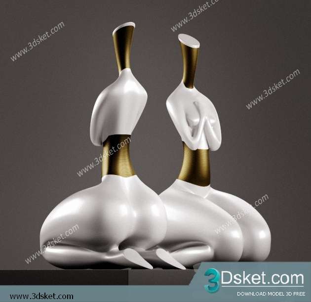 Free Download Sculpture 3D Model Điêu Khắc 021