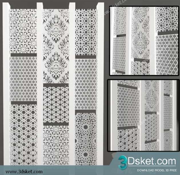 Free Download 3D Panel 3D Model 001