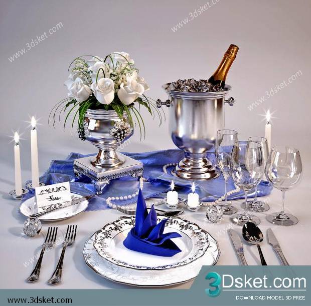 Free Download 3D Models Tableware Kitchen 041