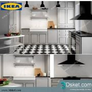 Free Download Kitchen 3D Model Nhà bếp 02