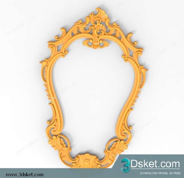 Free Download Decorative Plaster 3D Model 003