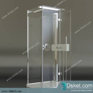 Free Download Shower 3D Model Tắm Đứng 007