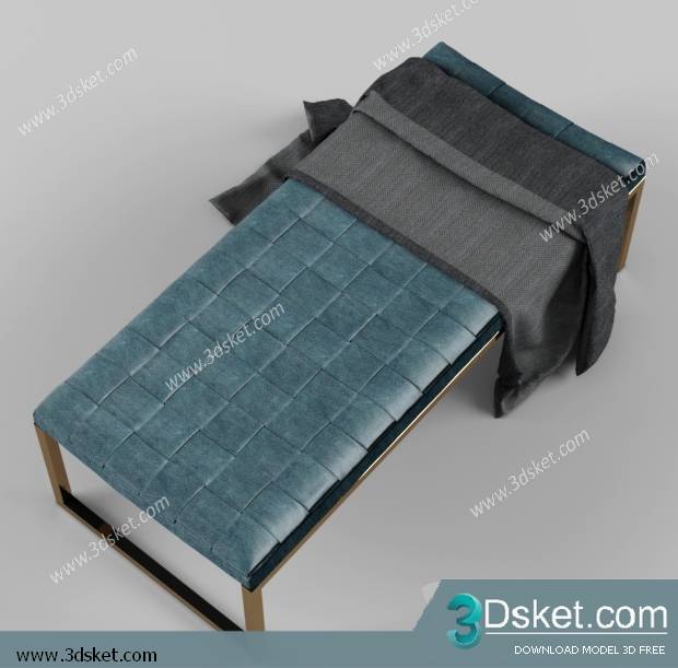 3D Model Other Soft Seating Free Download Ghế mềm 024