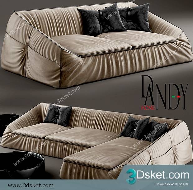 3D Model Sofa Free Download 076