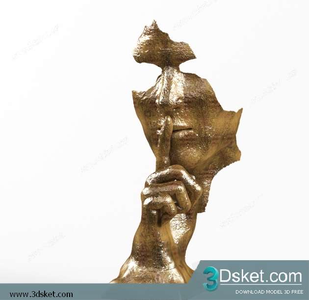 Free Download Sculpture 3D Model Điêu Khắc 022