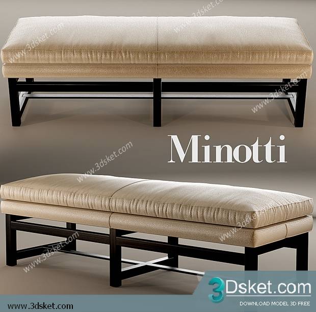 3D Model Other Soft Seating Free Download Ghế mềm 025