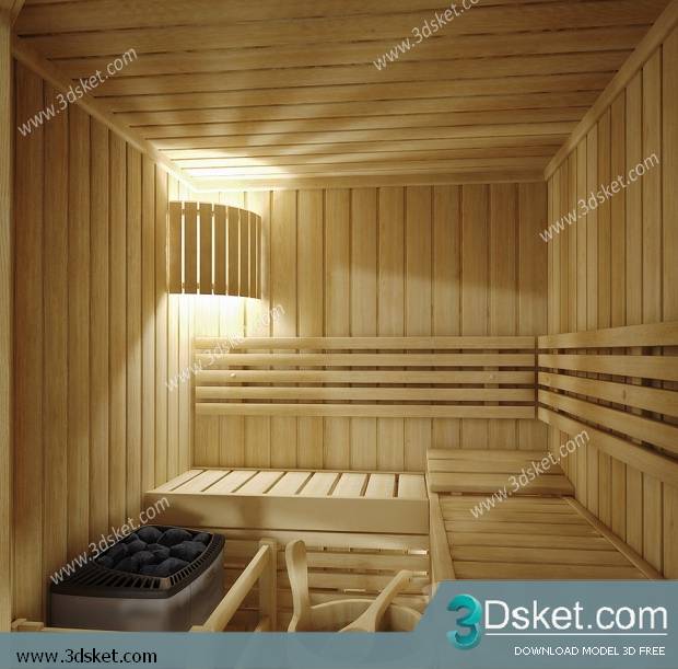 Free Download Shower 3D Model Tắm Đứng 008