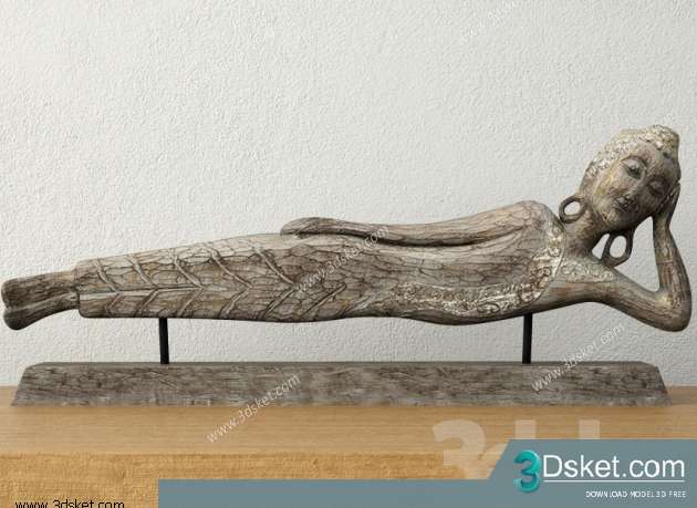 Free Download Sculpture 3D Model Điêu Khắc 024