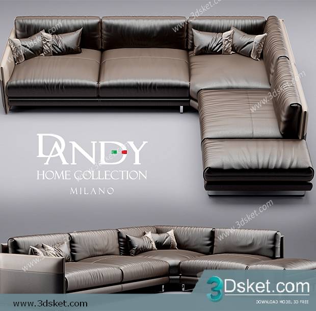 3D Model Sofa Free Download 080