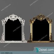 Free Download Mirror 3D Model Gương 022
