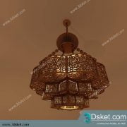 Free Download Ceiling Light 3D Model Đèn Trần 022