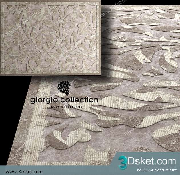 Free Download Carpets 3D Model Thảm 040