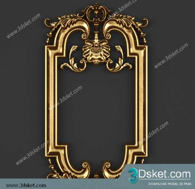 Free Download Decorative Plaster 3D Model 035