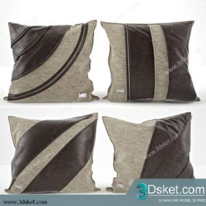 Free Download Pillows 3D Model 009 Gối