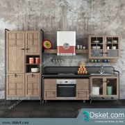 Free Download Kitchen 3D Model Nhà bếp 029