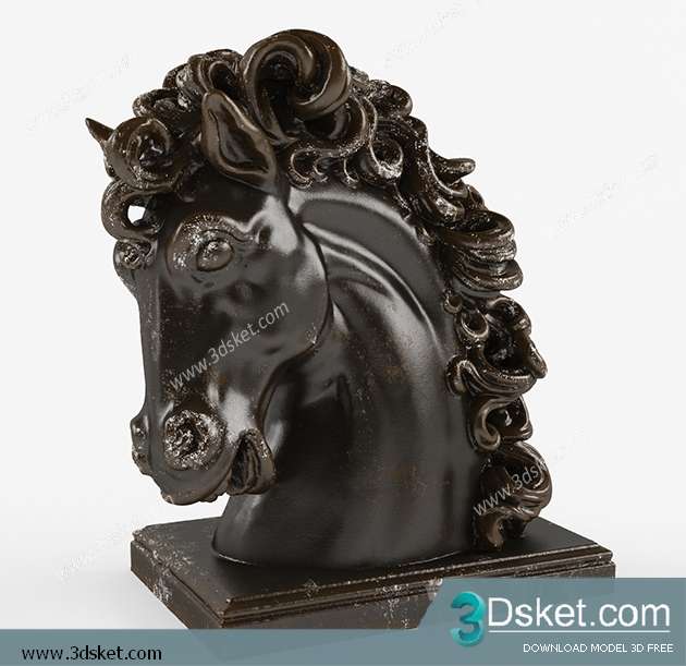 Free Download Sculpture 3D Model Điêu Khắc 029