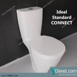 Free Download Toilet Bidet 3D Model 015