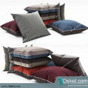 Free Download Pillows 3D Model 011 Gối