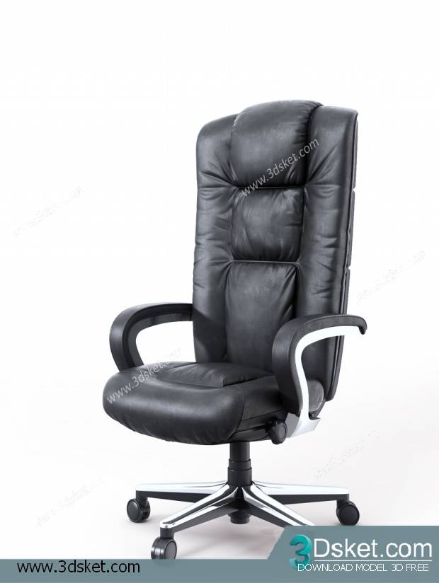 3D Model Arm Chair Free Download 049