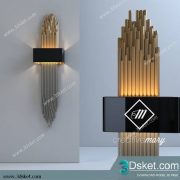 Free Download Wall Light 3D Model Đèn Tường 014