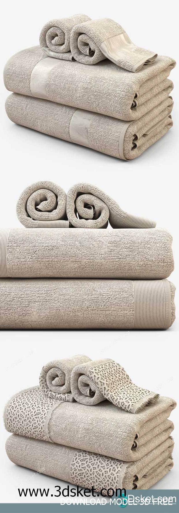 Free Download Bathroom Accessories 3D Model Đồ dùng 025