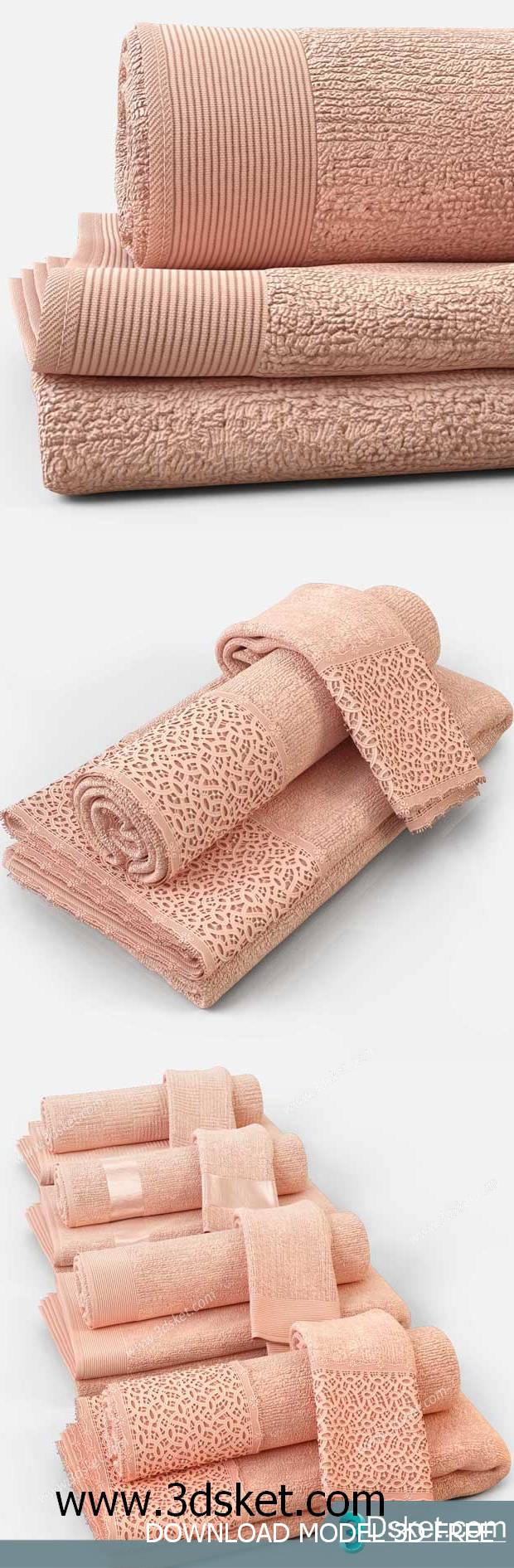 Free Download Bathroom Accessories 3D Model Đồ dùng 026