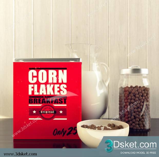 Free Download 3D Models Tableware Kitchen 057