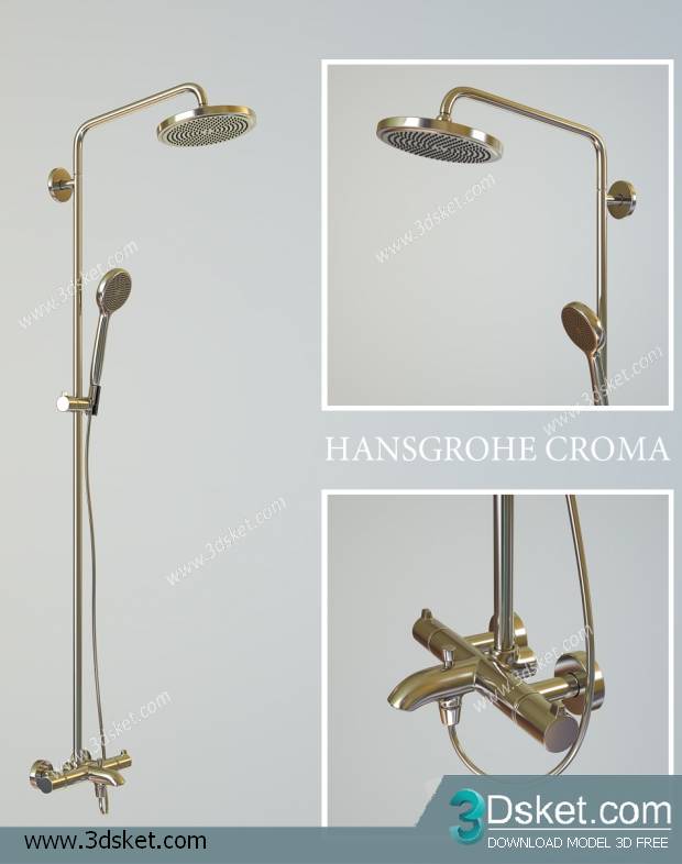 Free Download Faucet 3D Model Vòi Rửa 002