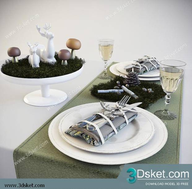 Free Download 3D Models Tableware Kitchen 042