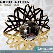 Free Download Mirror 3D Model Gương 003